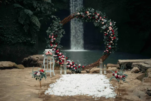 Elopement at Tibumana Waterfall & Full-Day Bali Photoshoot