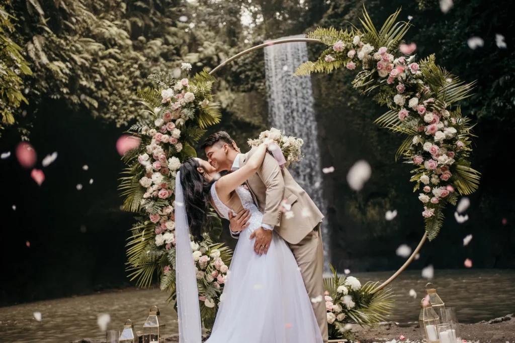 Tibumana Waterfall Elopement Wedding