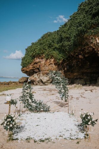 Elopement at Gunung Payung Beach in Nusa Dua
