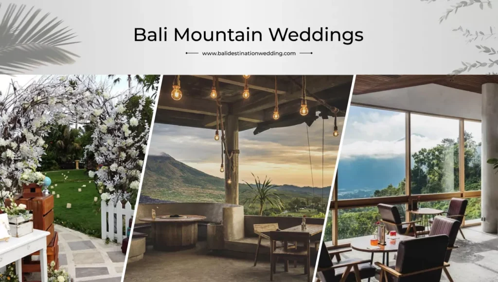 Bali Mountain Weddings