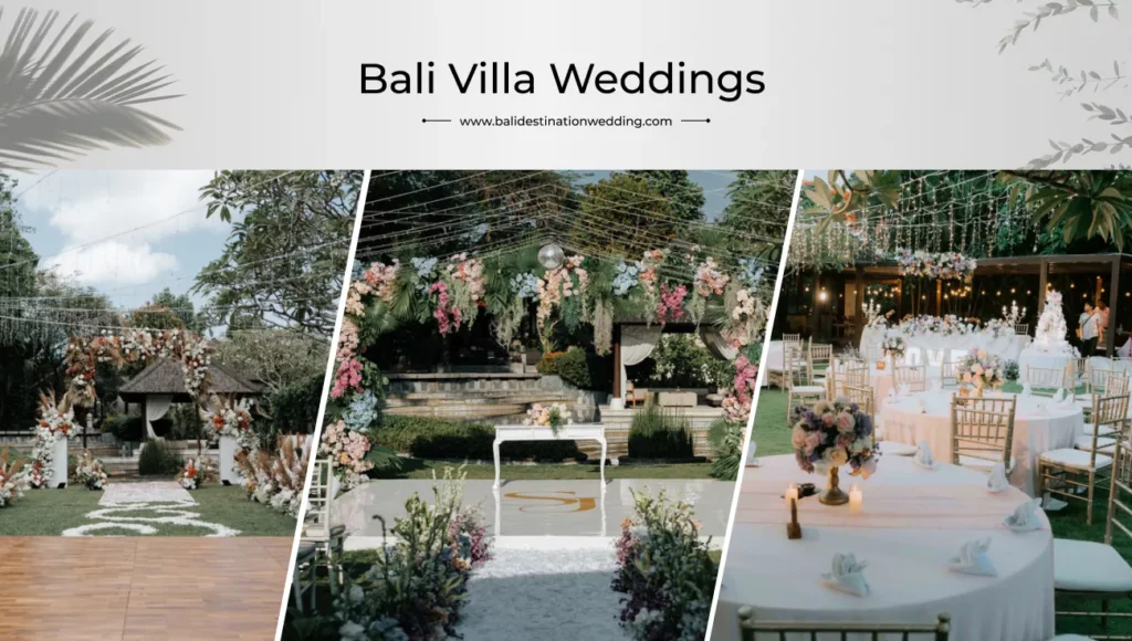 Bali Villa Weddings