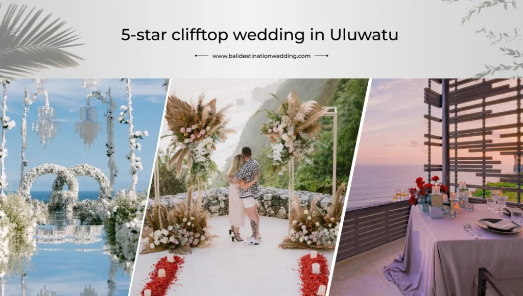 5-Star Clifftop Wedding in Uluwatu