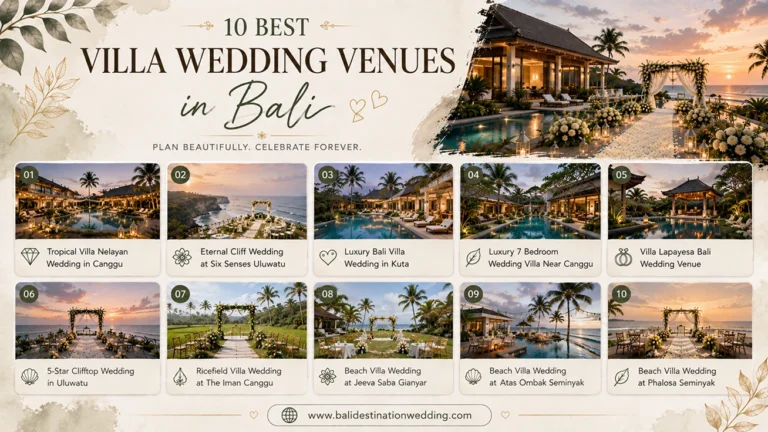 10 Best Villa Wedding Venues in Bali With Packages
