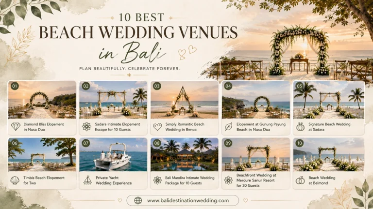 10 Best Beach Wedding Venues in Bali With Packages