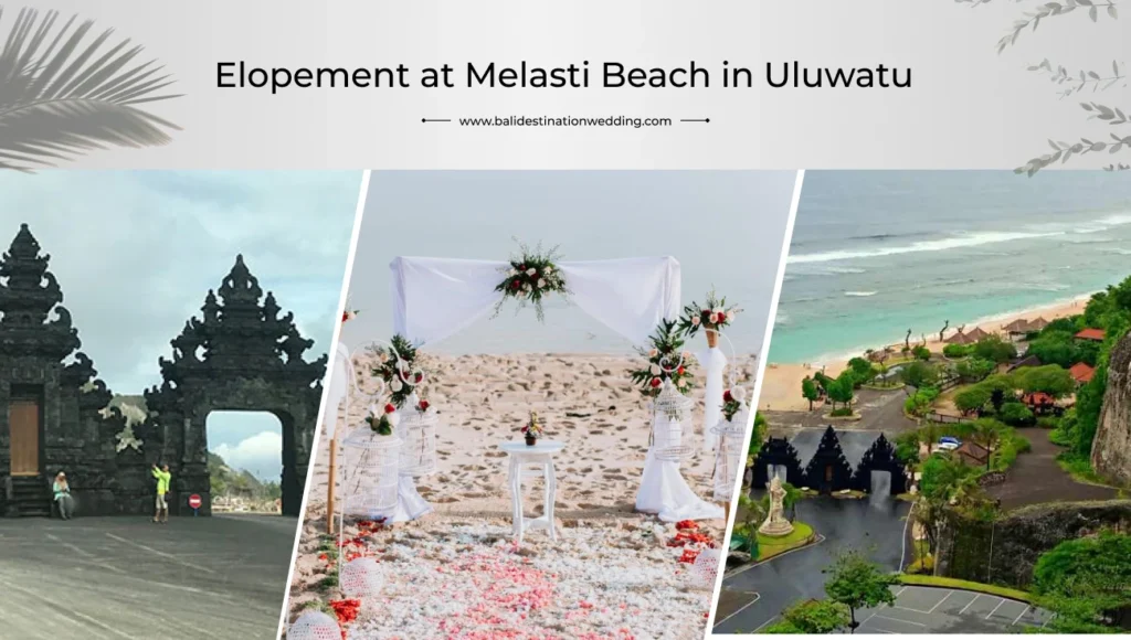 Elopement at Melasti Beach in Uluwatu