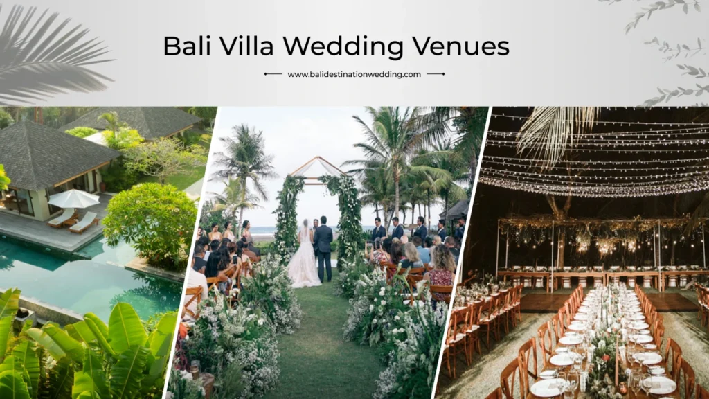 Bali Villa Wedding Venues
