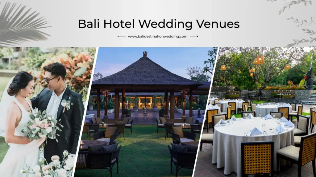 Bali Hotel Wedding Venues